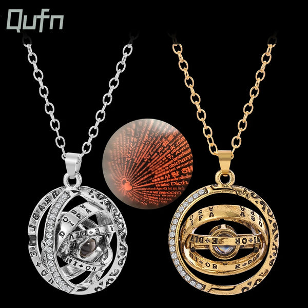 "Astronomical Ball Projection Necklace"